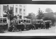 昭和8年頃　市役所前の市営バス
