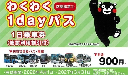 わくわく区間①券面 わくわく区間①券面